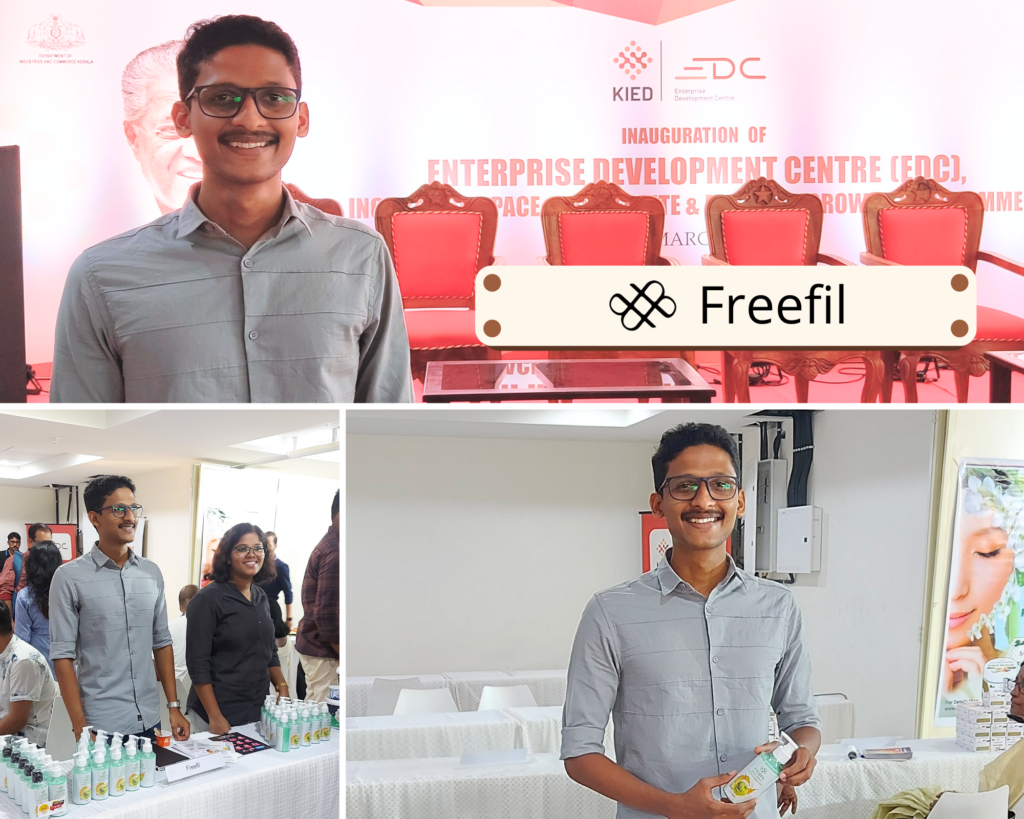 Freefil Founder Mr.Manu Francis at KIED EDC inauguration